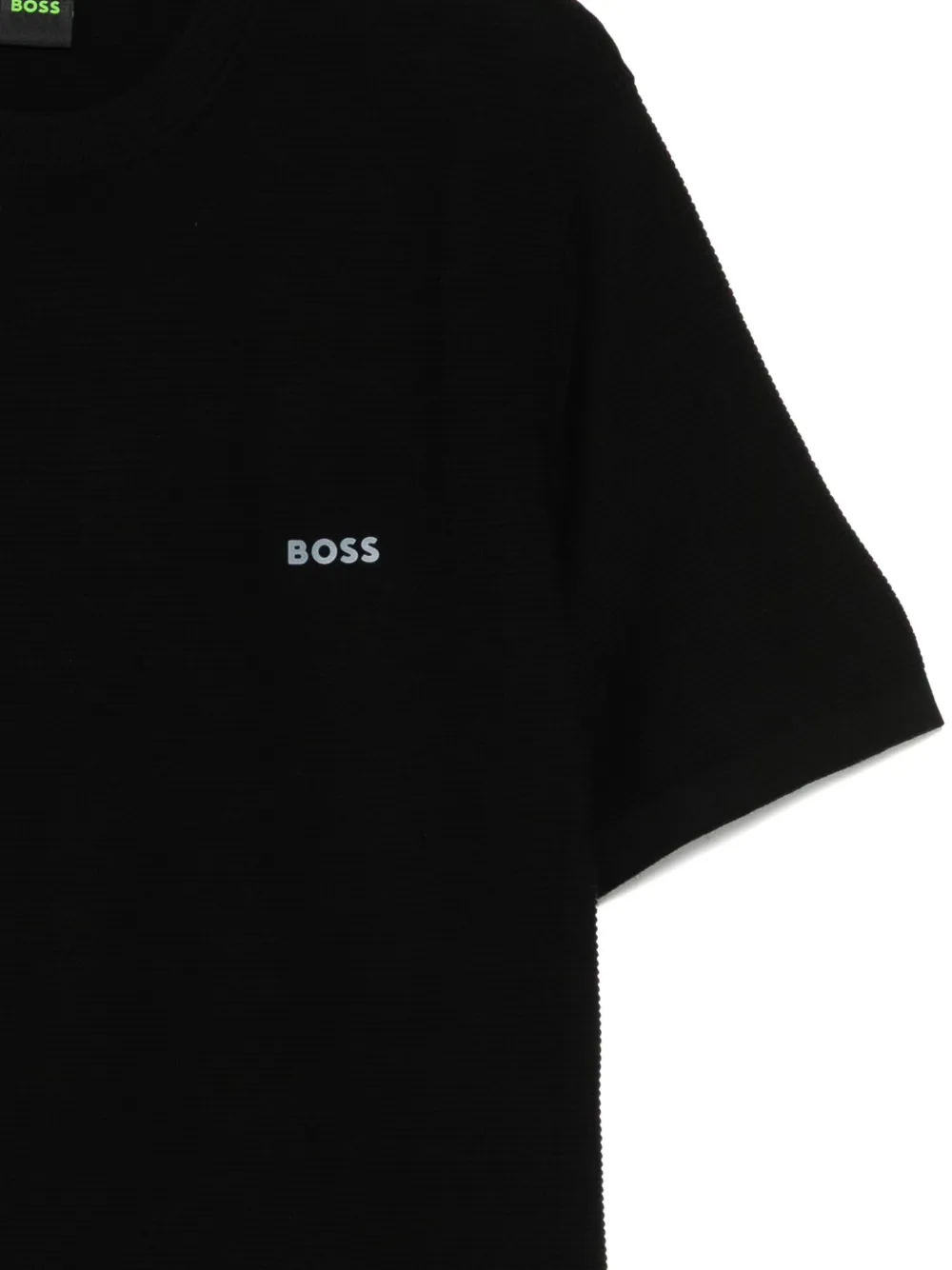BOSS T-shirt met logoprint Zwart