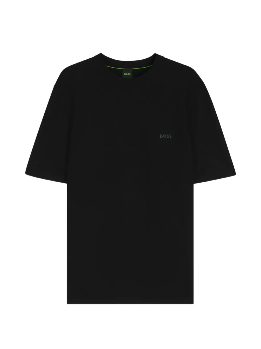 BOSS T-shirt met logoprint Zwart