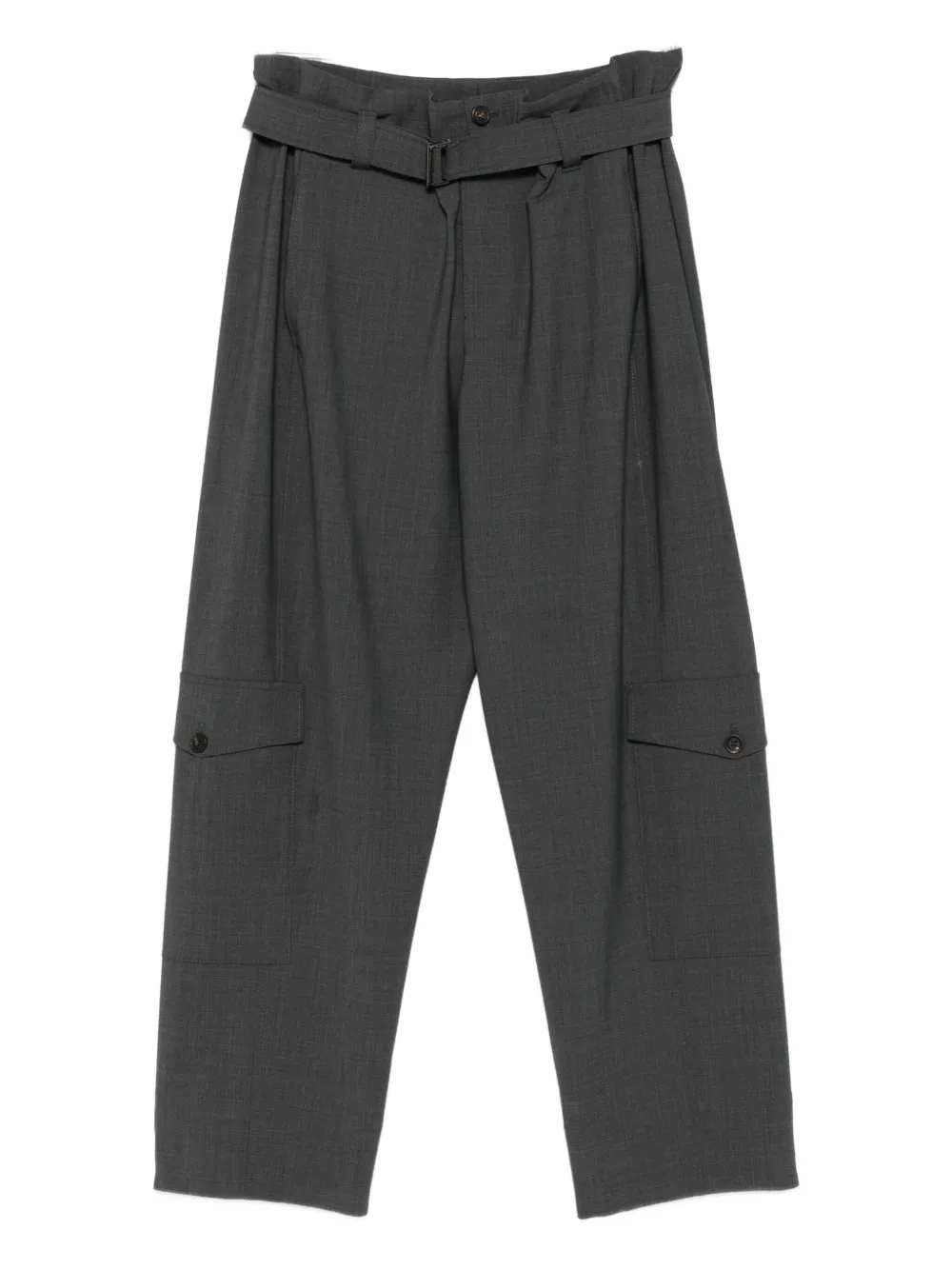 Brunello Cucinelli Cargo-pockets Trousers In Gray