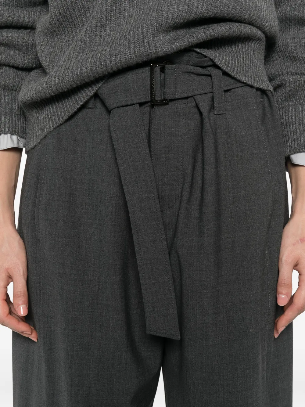Brunello Cucinelli Cargo-pockets Trousers In Gray
