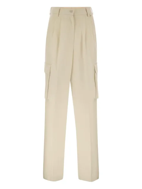 Herno pleated cargo trousers