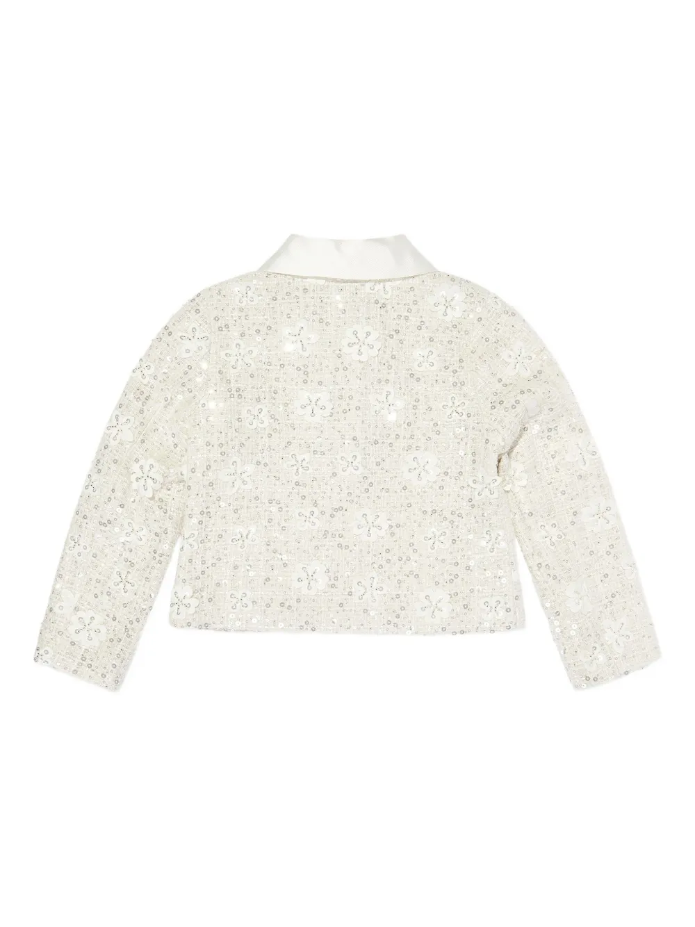 MAMA LUMA KIDS sequin-embellished bow-detail jacket | Girls Blazers | Image 2