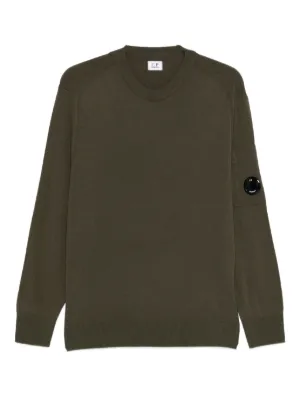 Moncler Grenoble logo-patch Sweater | Green | FARFETCH