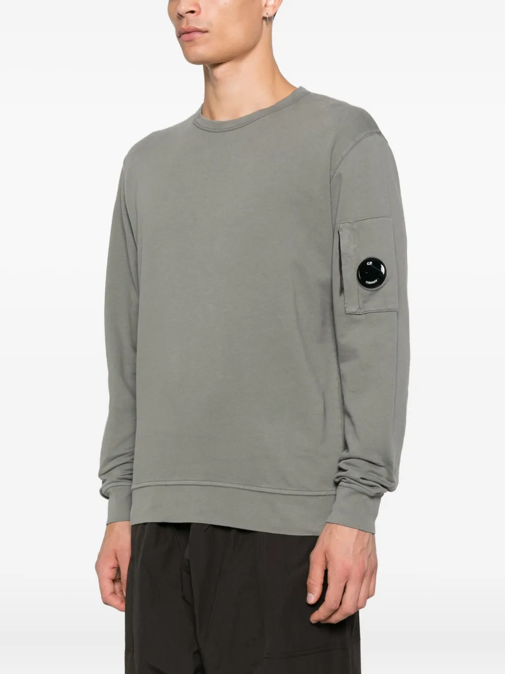 C.P. Company Sweater met Lens-detail Grijs