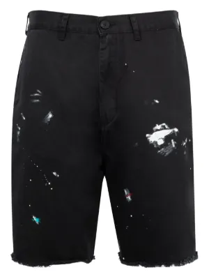 GALLERY DEPT. メッシュロゴショーツ ブラック GALLERY DEPT. Venice logo-print jersey-mesh shorts | Harvey
