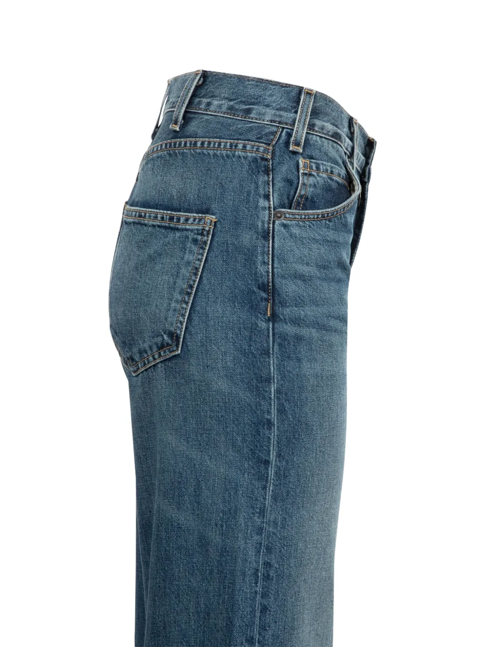 Nili Lotan Marlene Wide-leg Jeans In Blue