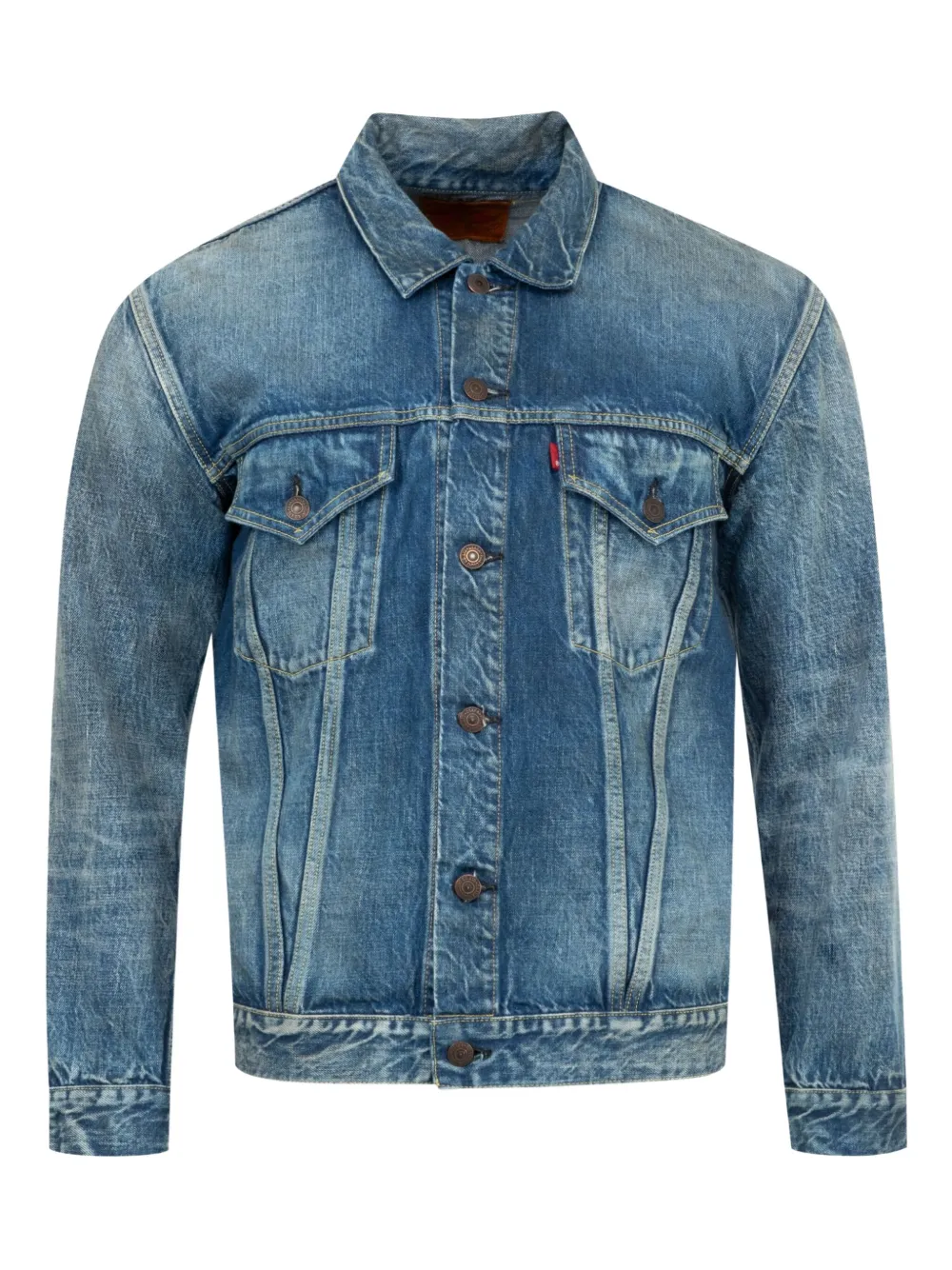 Fullcount Denim jack Blauw