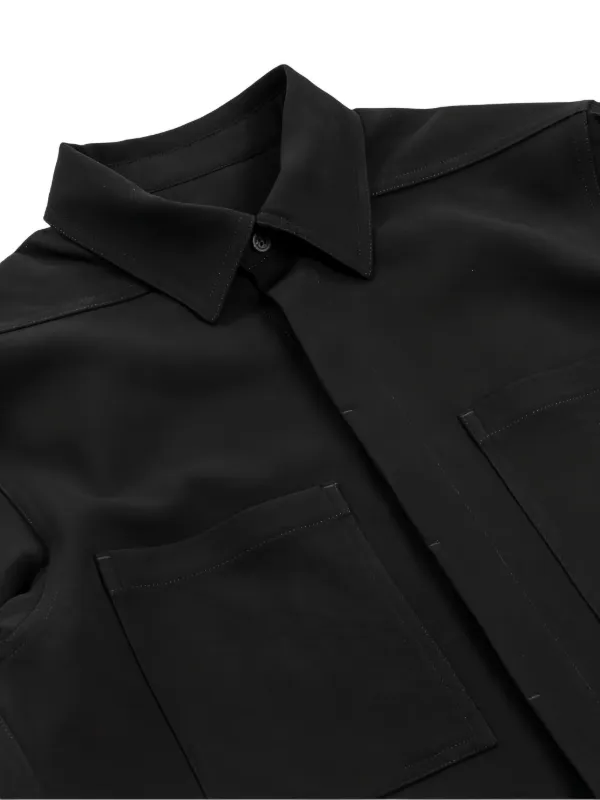 Rick Owens ダブルポケット シャツ | ブラック | FARFETCH JP