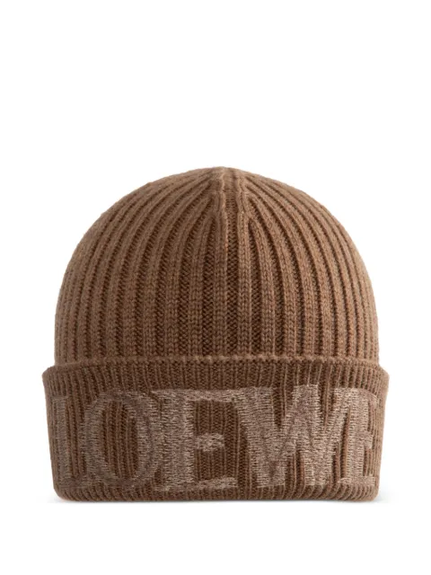 LOEWE ribbed-knit beanie