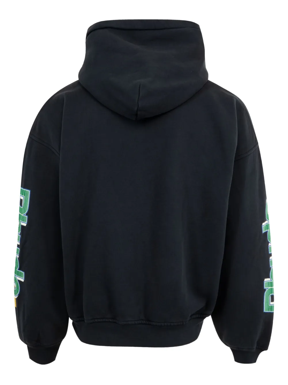 RHUDE Hoodie met print en logo Zwart