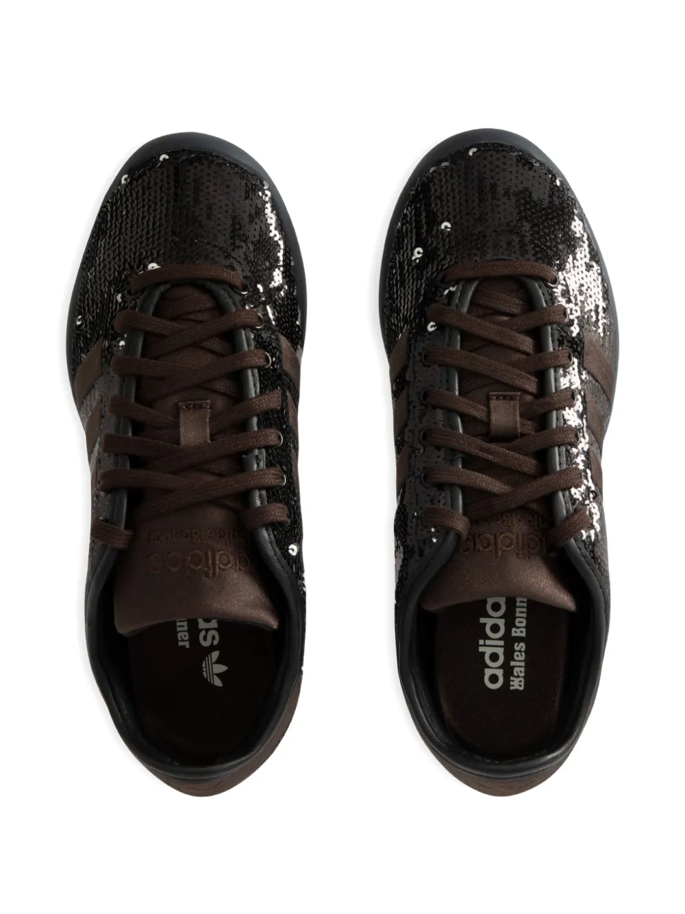 adidas x Wales Bonner Karintha sequin low-top sneakers Black