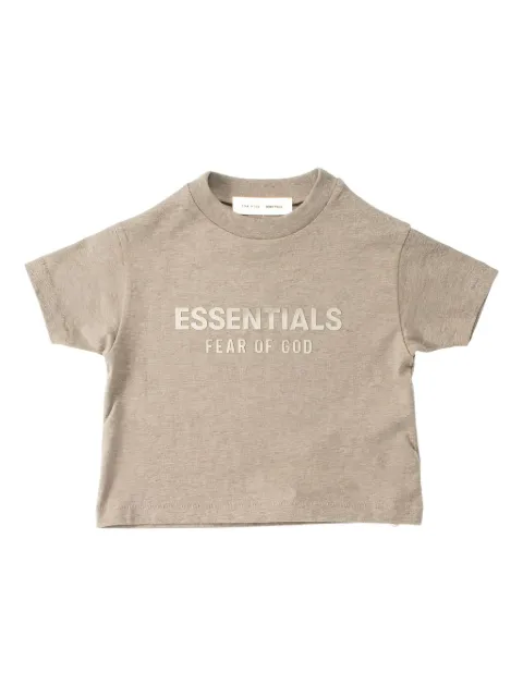FEAR OF GOD ESSENTIALS KIDS logo-embroidered crew neck T-shirt