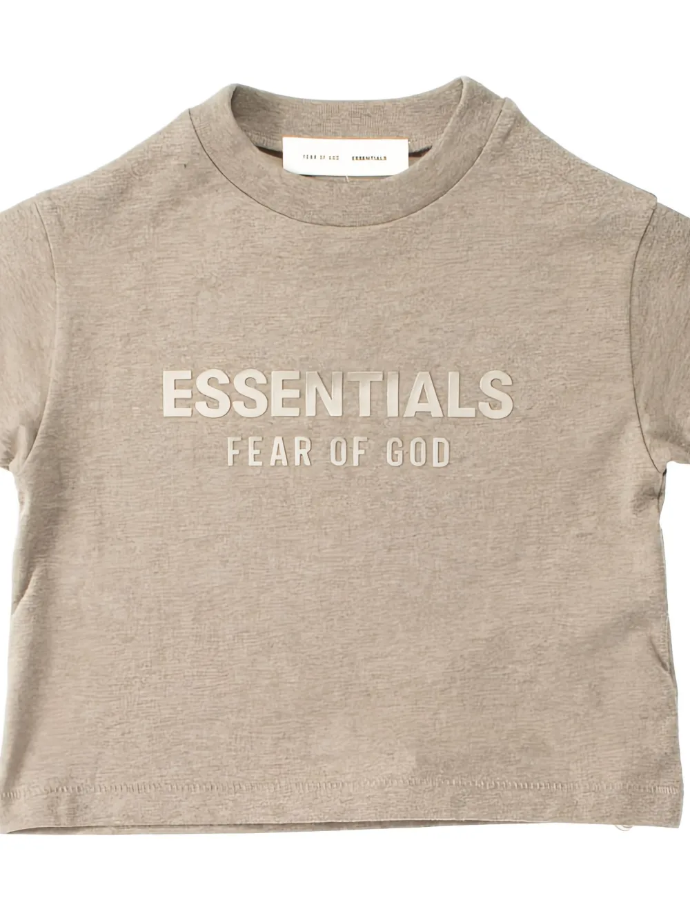 FEAR OF GOD ESSENTIALS KIDS logo-embroidered crew neck T-shirt | Boys T-Shirts | Image 2