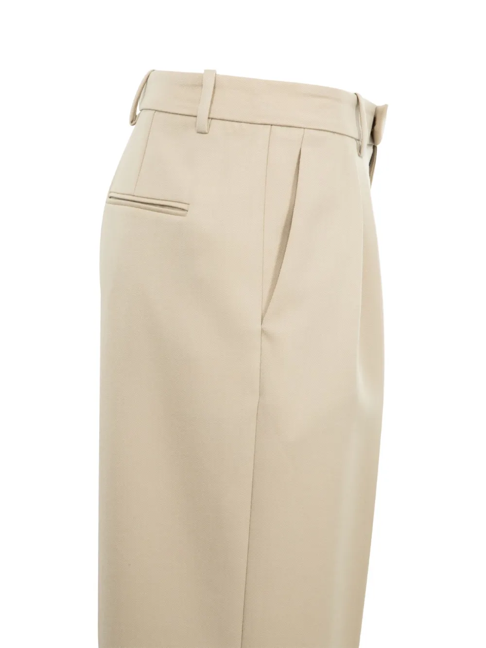 Nili Lotan Alphonse pleated tailoring trousers Beige