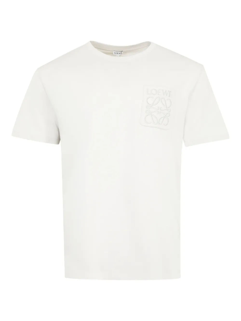 logo-embroidered T-shirt