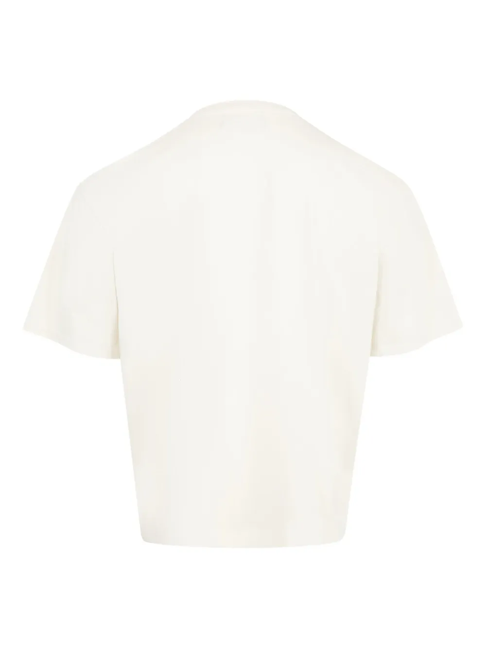 Nahmias T-shirt met collage logo Wit