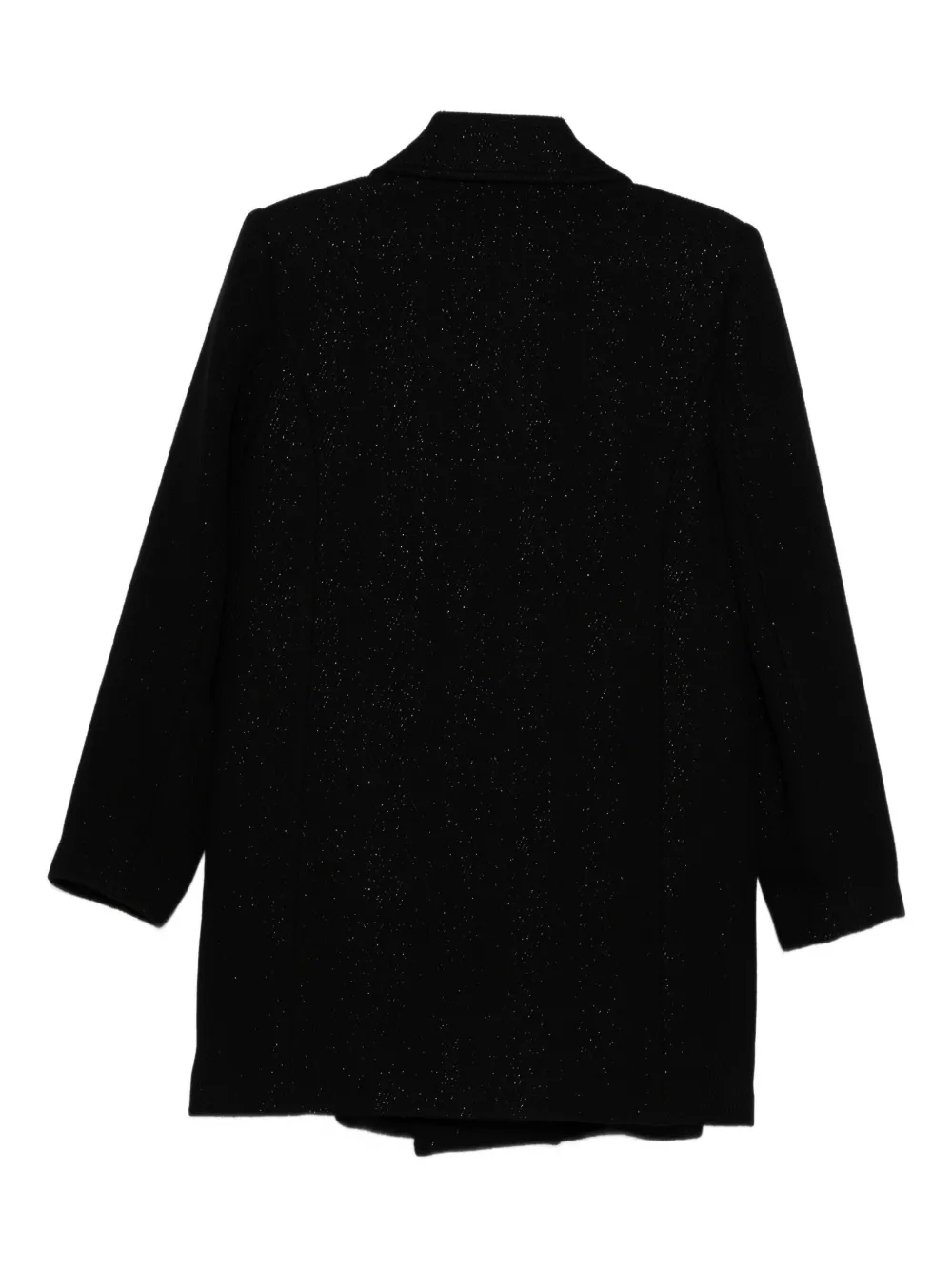 Balmain Kids Jas met dubbele rij knopen en glitterdetail Zwart