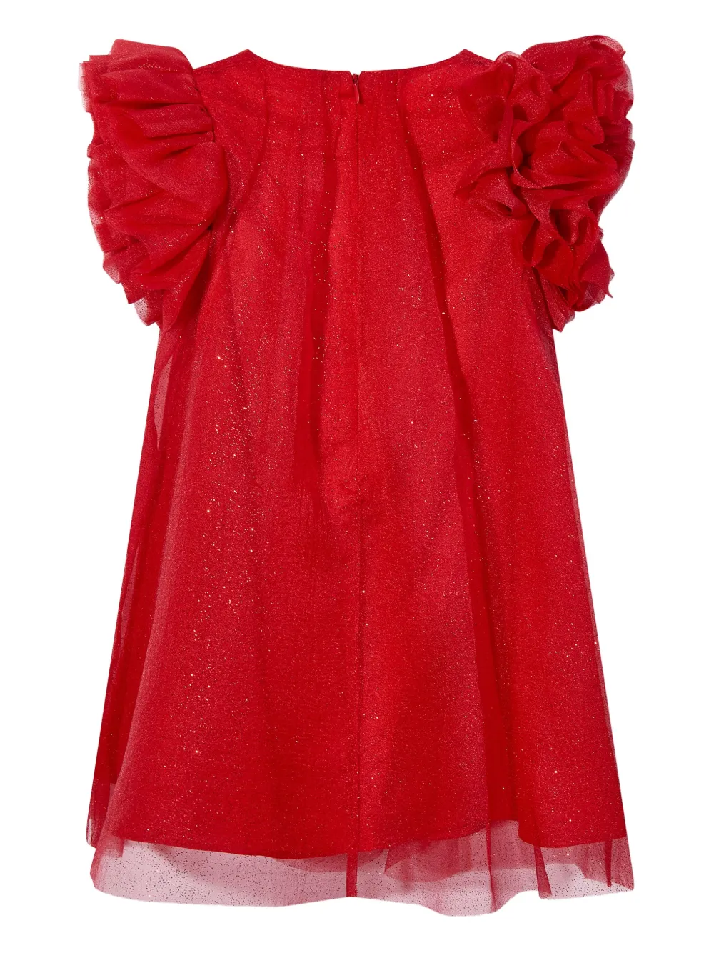 MAMA LUMA KIDS glitter-embellished ruffled dress | Girls Party & Special Occasion Dresses | Image 2