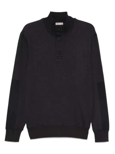 Herno ribbed cotton polo shirt