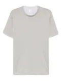 Eleventy double-layered cotton T-shirt - Neutrals