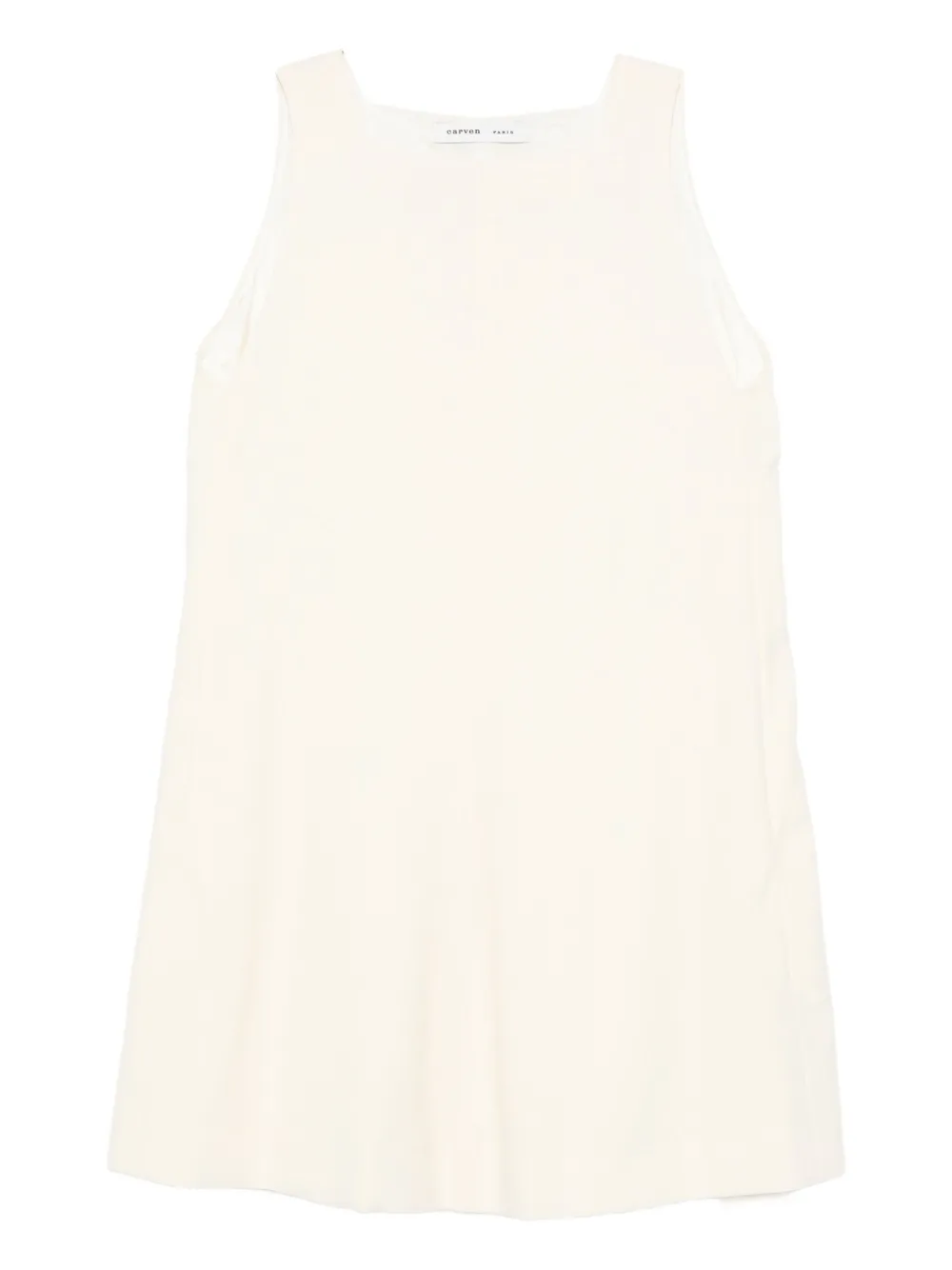 sleeveless round-neck dress