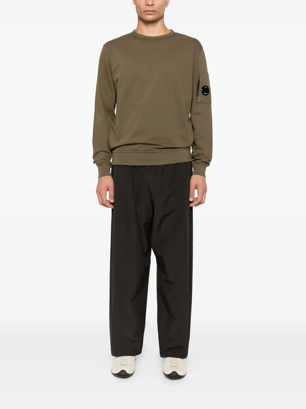 C.P. Company lens-pocket sweatshirt - Groen
