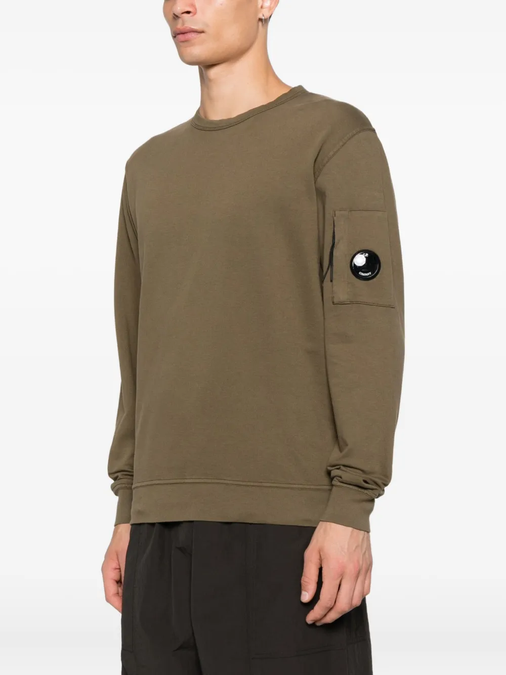 C.P. Company Sweater met Lens-zak Groen