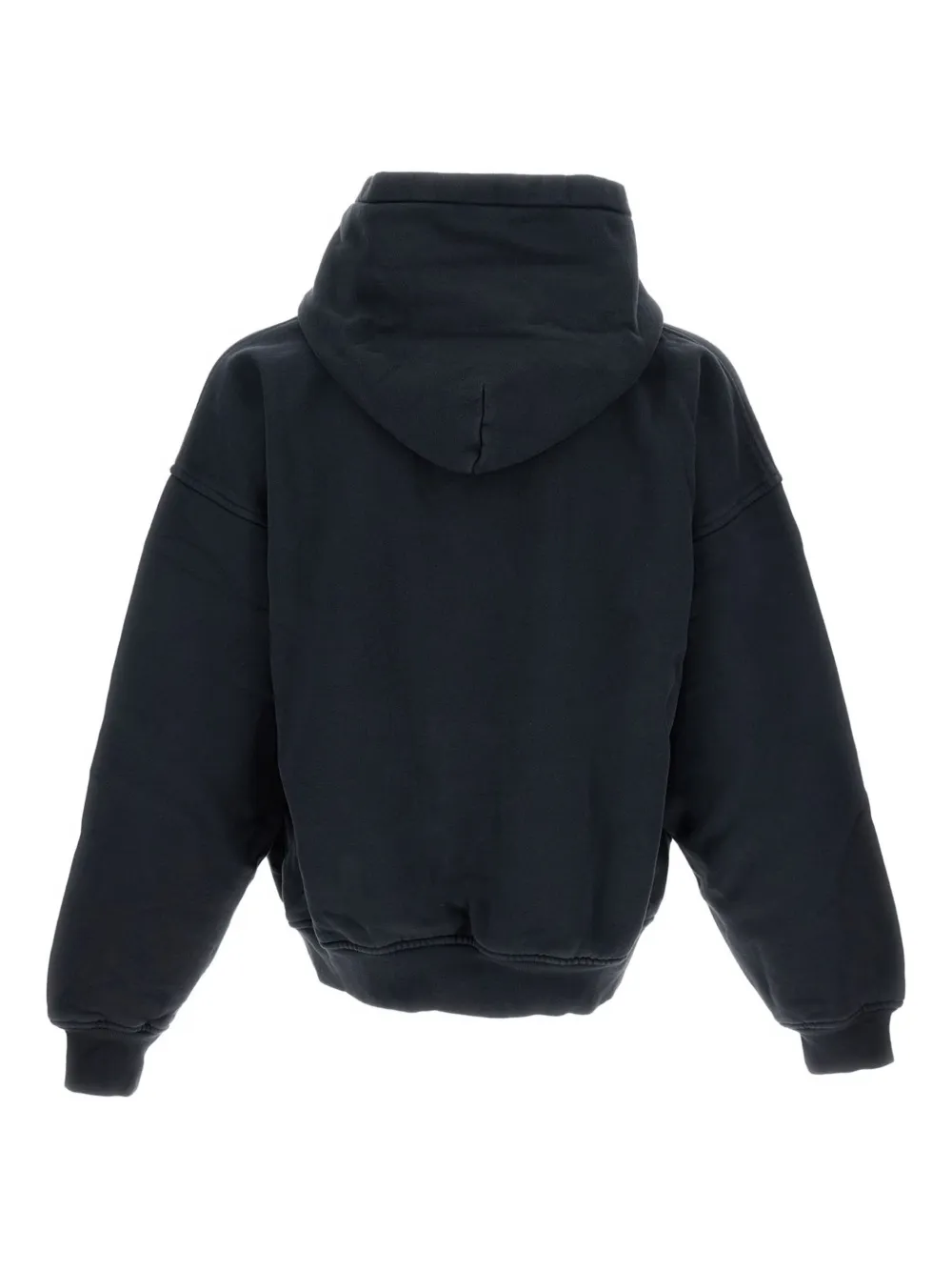 RHUDE Sweater met capuchon en geribbelde afwerking Zwart