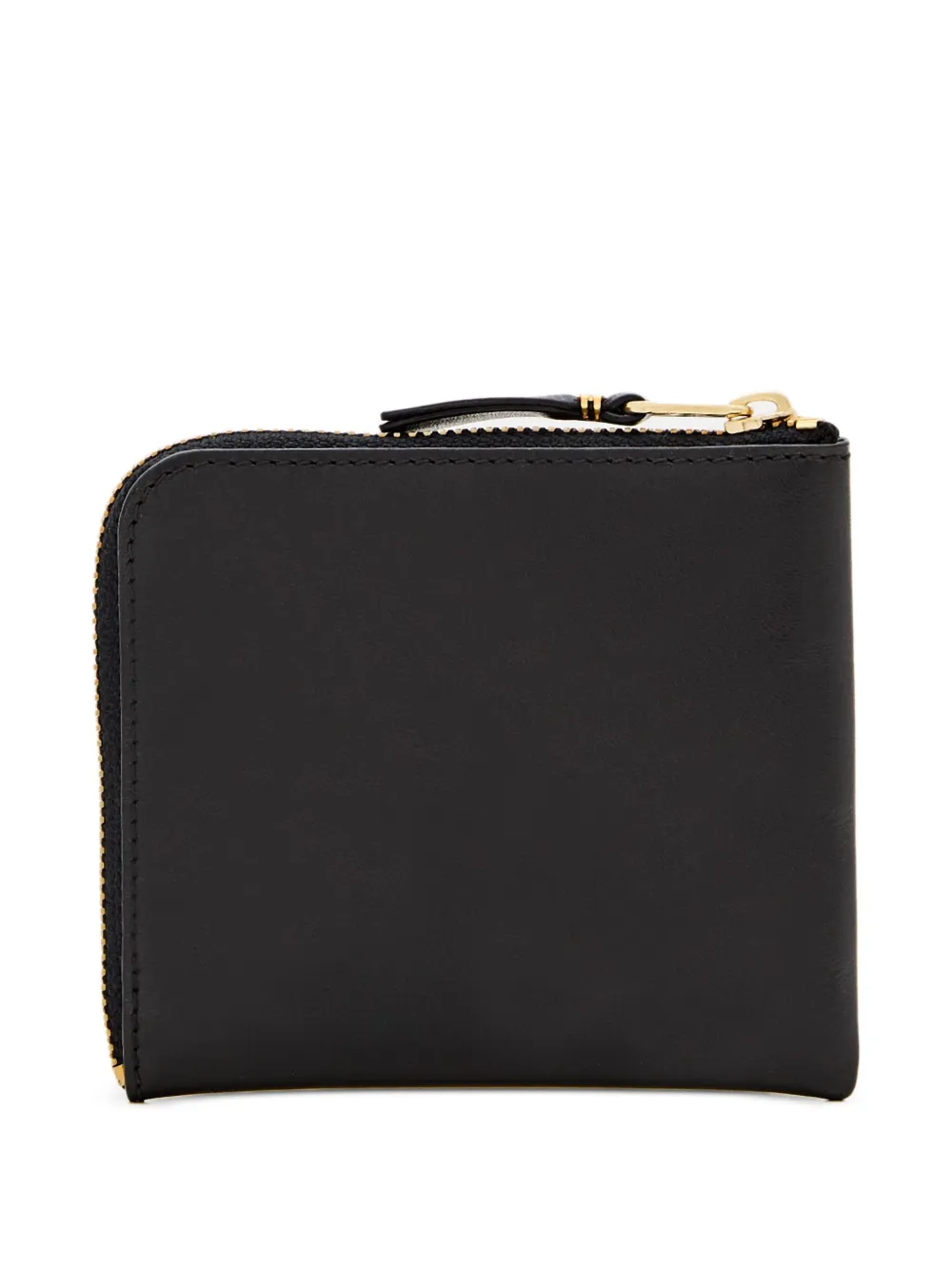 Comme Des Garçons Play zip-closure leather wallet Zwart