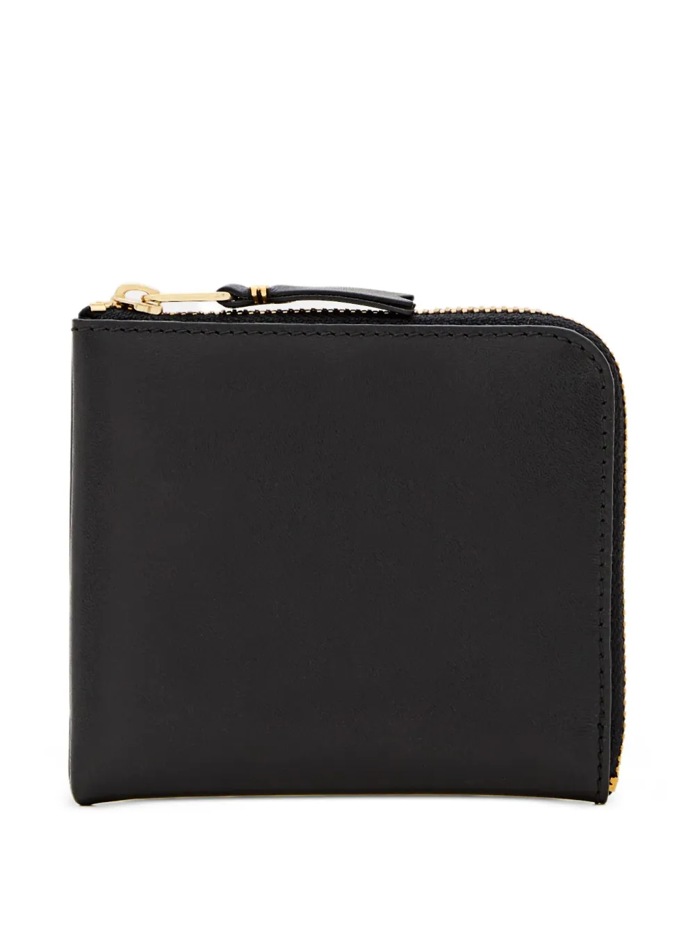 Comme Des Garçons Play zip-closure leather wallet Zwart