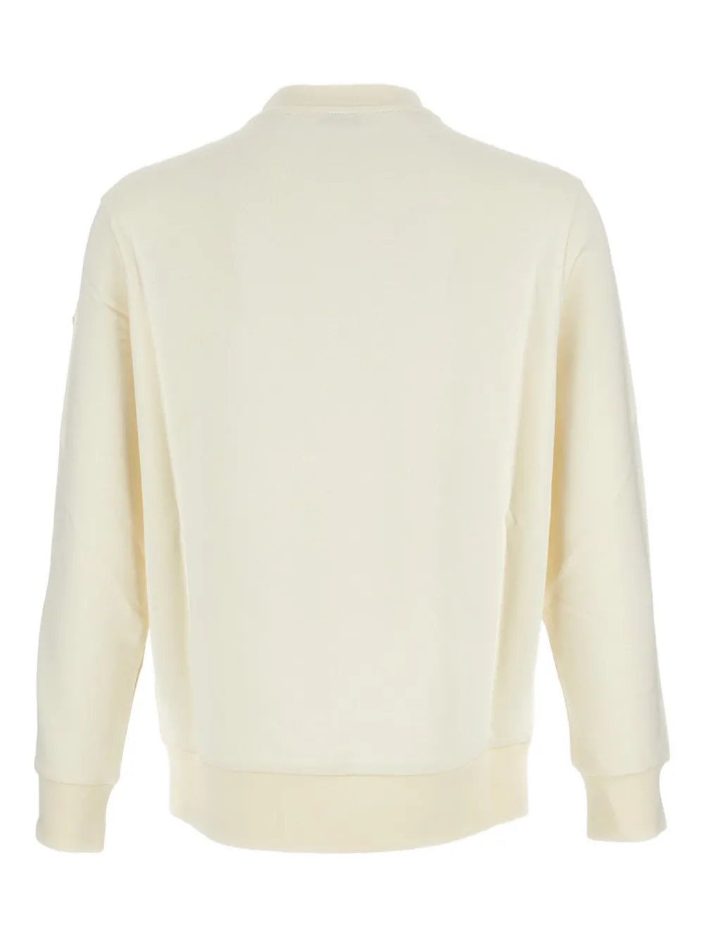 Moncler flower-embellished crew-neck sweatshirt - Beige