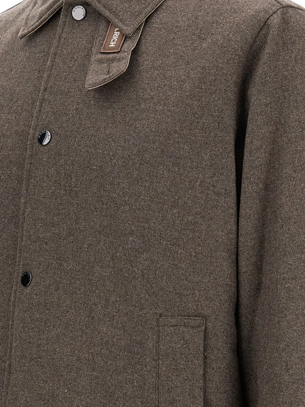 Woolrich Wollen shirtjack Beige