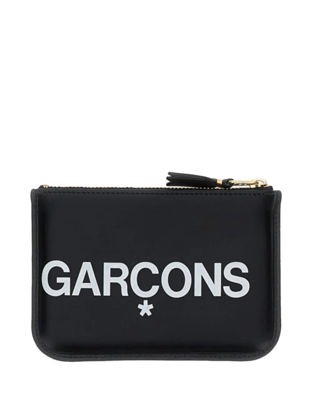 Comme Des Garçons Play Leren portemonnee Zwart