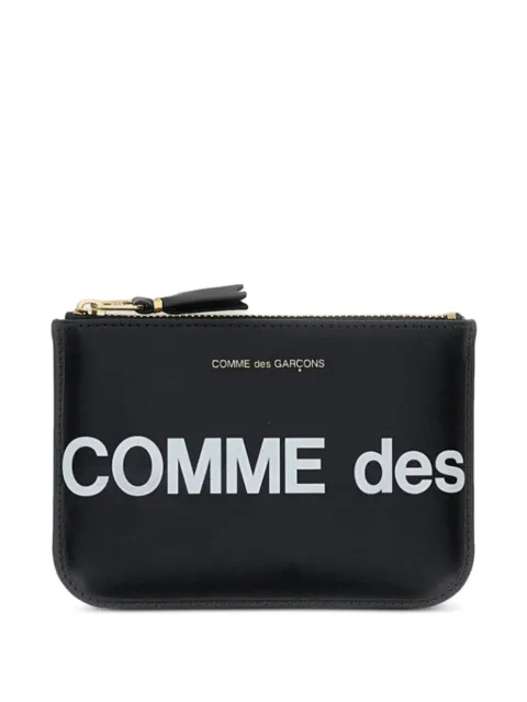 Comme Des Garçons Play logo-print leather wallet