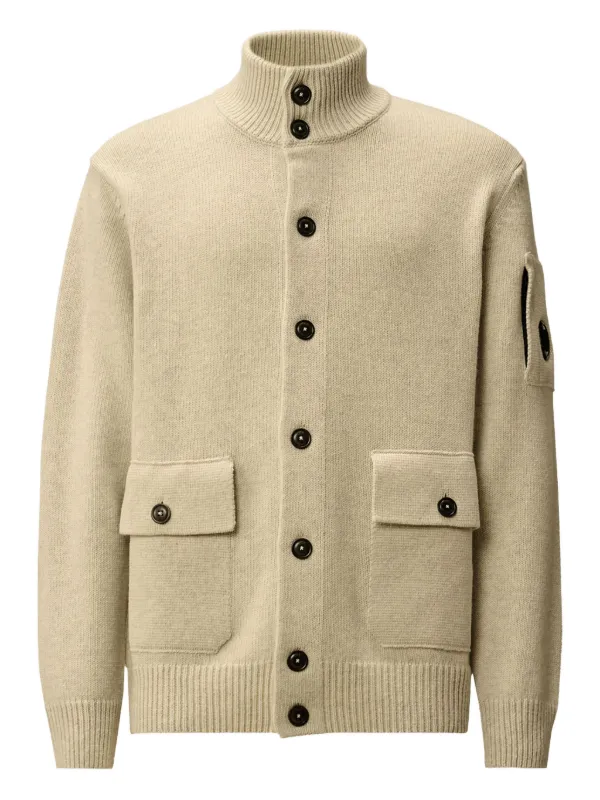 C.P. Company ハイネック カーディガン | ニュートラル | FARFETCH JP