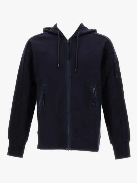 C.P. Company hoodie con cierre y detalle Lens