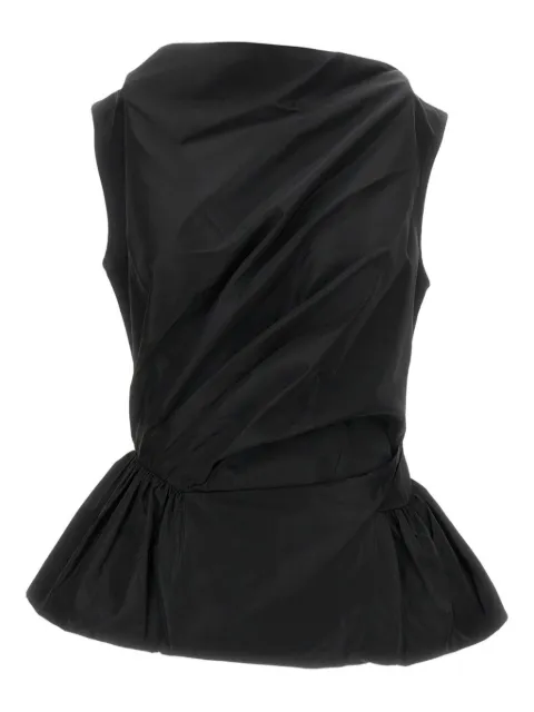 Simone Rocha Draped Bind peplum top