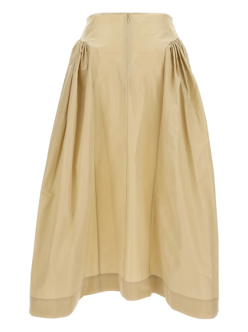 Simone Rocha pleated midi skirt - Beige
