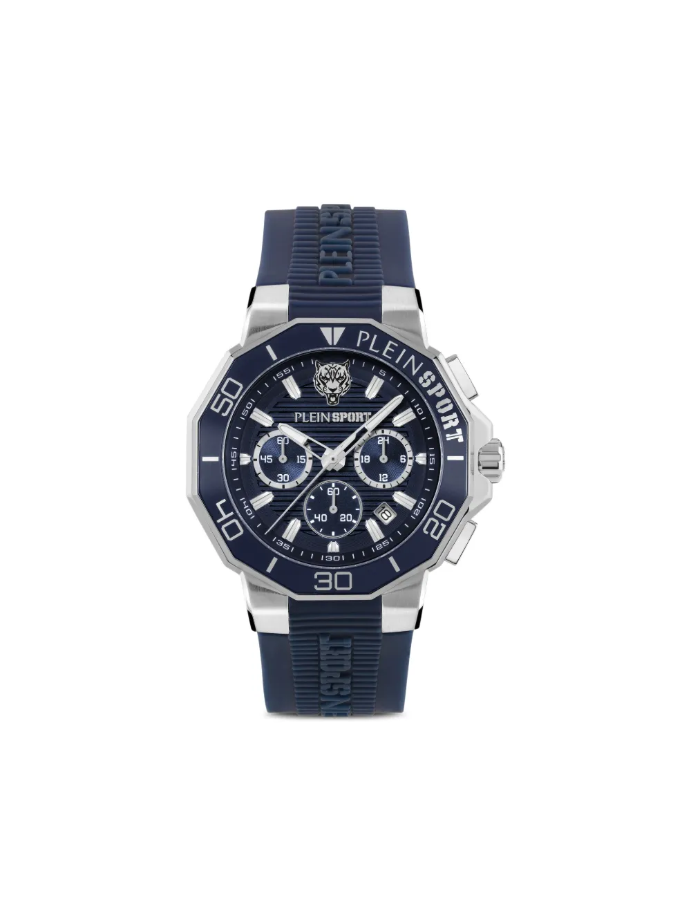 Plein Sport Titan 46mm in acciaio inossidabile - Blu