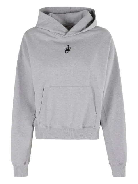 JW Anderson logo-embroidered cotton hoodie