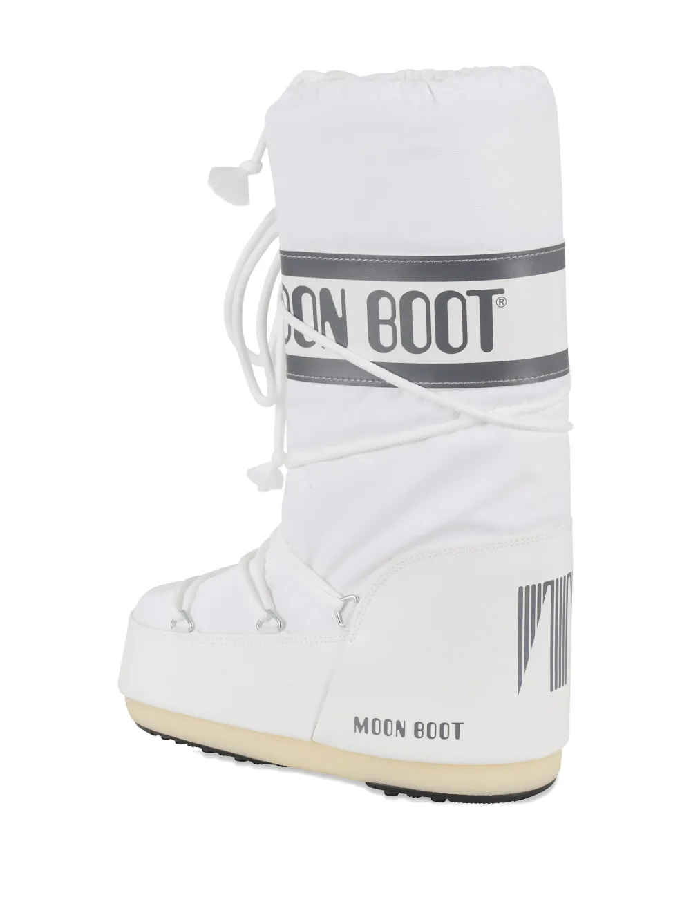 Moon Boot logo-band snow boots White