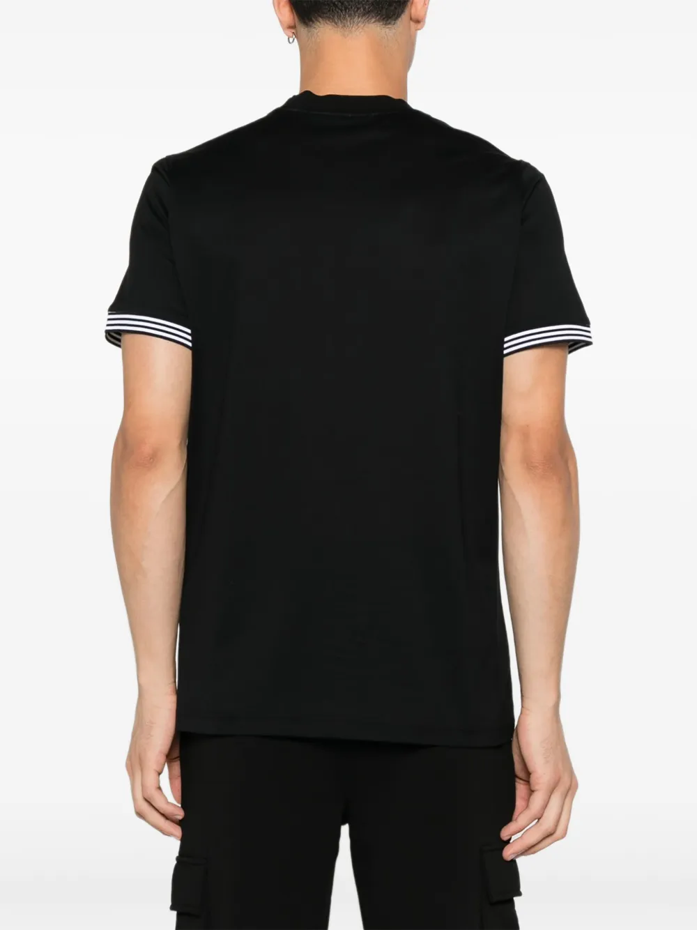 Karl Lagerfeld T-shirt met logopatch Zwart