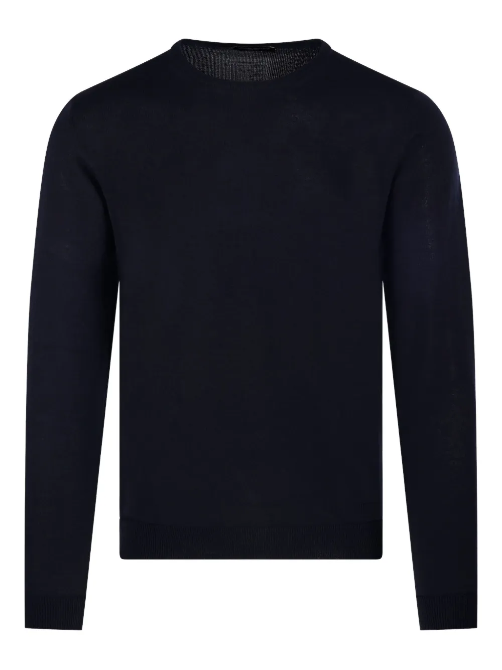 Roberto Collina crew-neck long-sleeve sweater Blauw