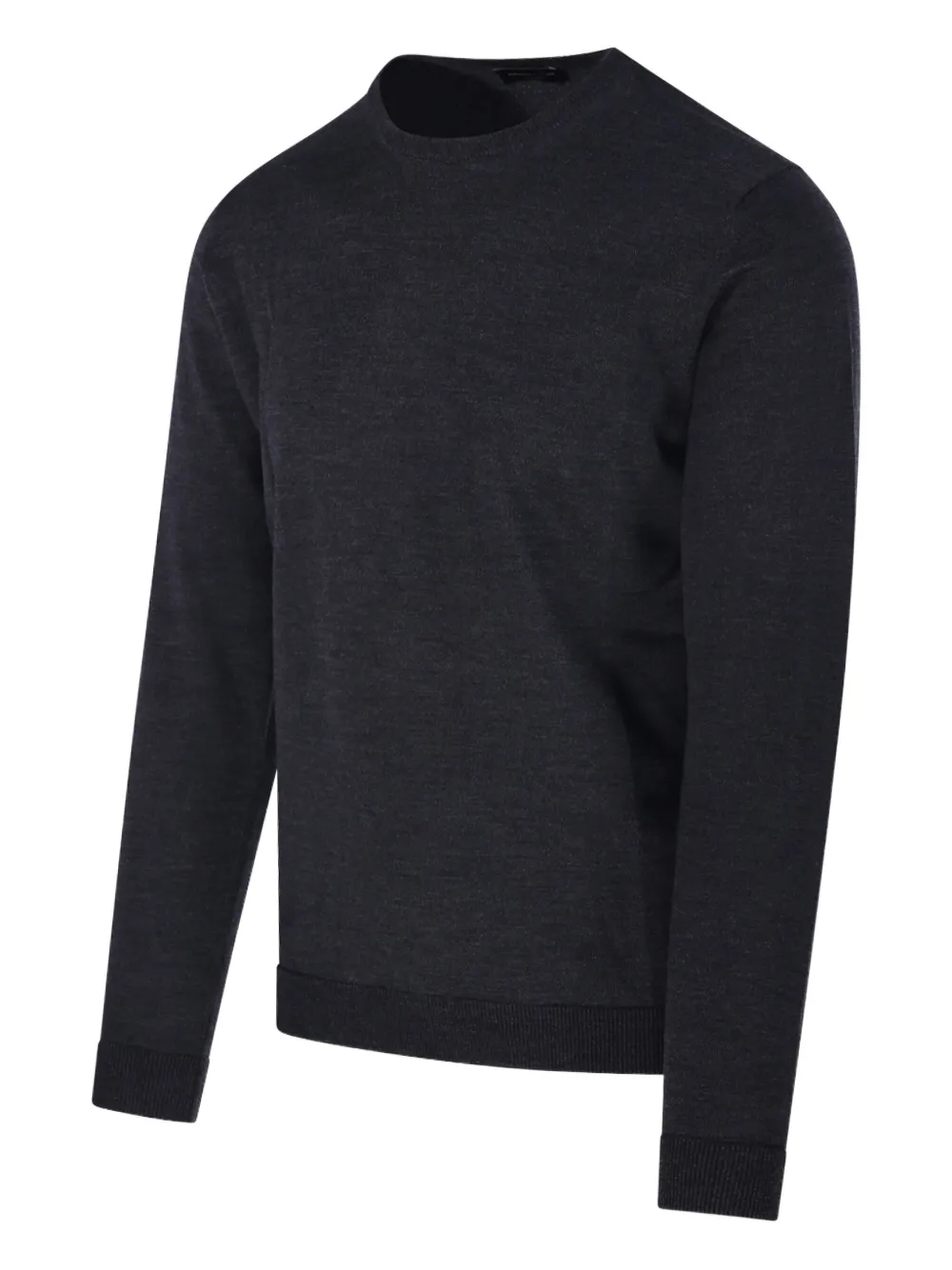 Roberto Collina crew-neck long-sleeve sweater Zwart