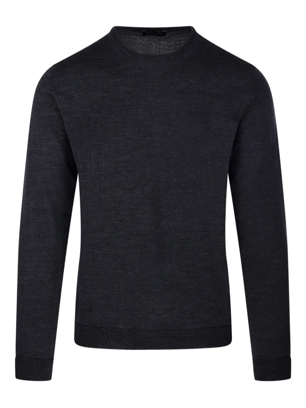 Roberto Collina crew-neck long-sleeve sweater Zwart