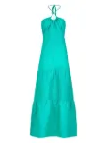 Marie Oliver halter-neck maxi dress - Blue