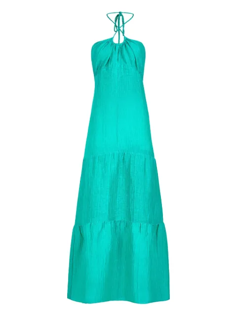 Marie Oliver halter-neck maxi dress