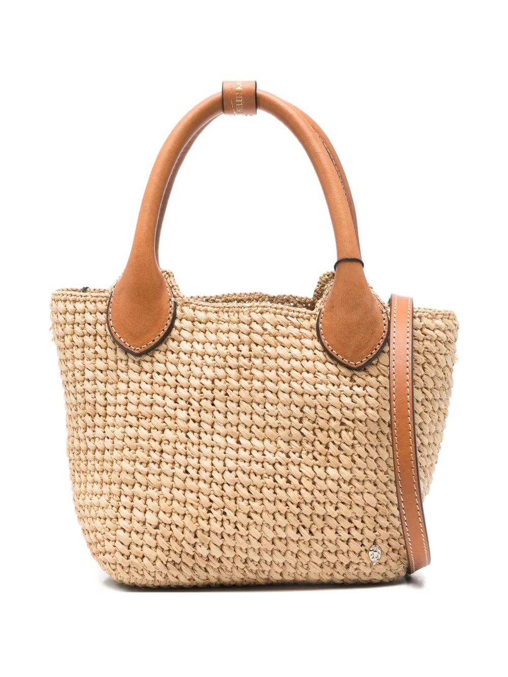 Helen Kaminski Shoulder Bag With Detachable Strap And Dual Handles In Neutral