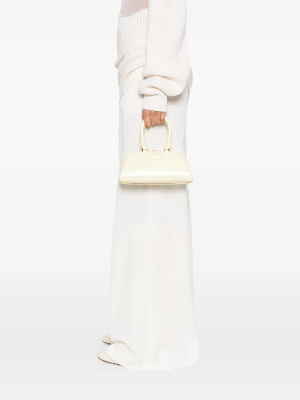 Givenchy Antigona mini-shopper van kalfsleer met handgreep - Geel