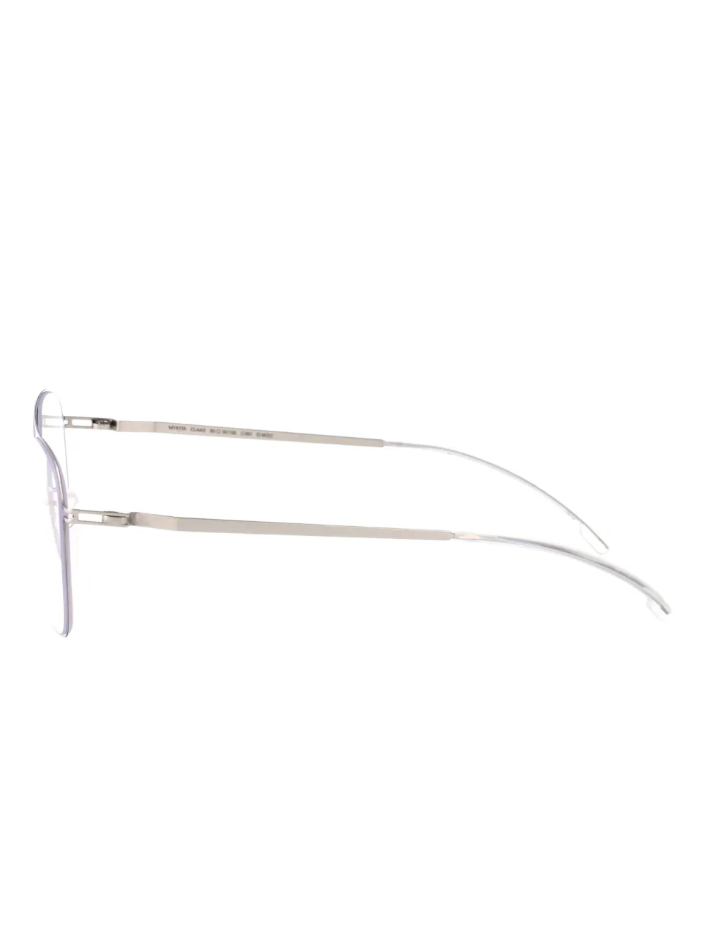 Mykita Claas bril met piloten montuur Zilver